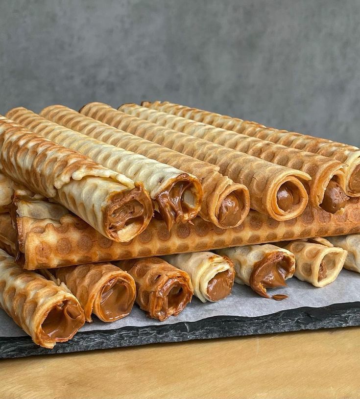 Трубочки со сгущенкой