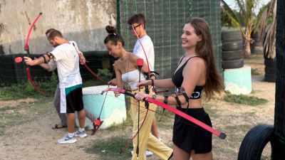 Лучный бой на День Рождения photo