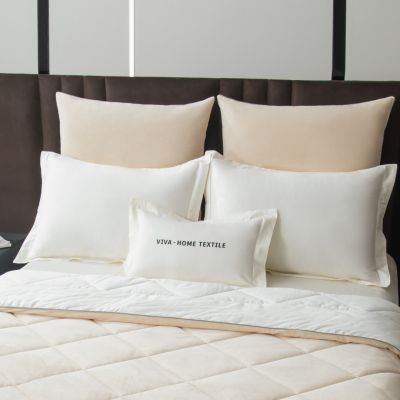 Комплект постельного белья Сатин Velvet Premium с Одеялом VP007 Евро 4 наволочки (5 в 1) photo