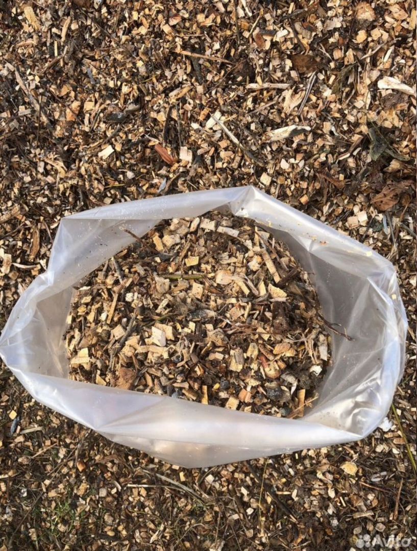 Щепа - мульча древесная